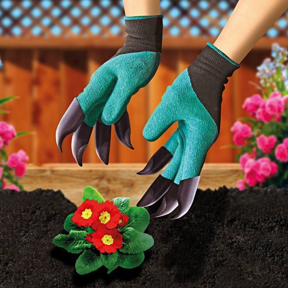 GardenClaw - Gants de Jardinage avec Griffe pour Creuser - Natutre Galaxy